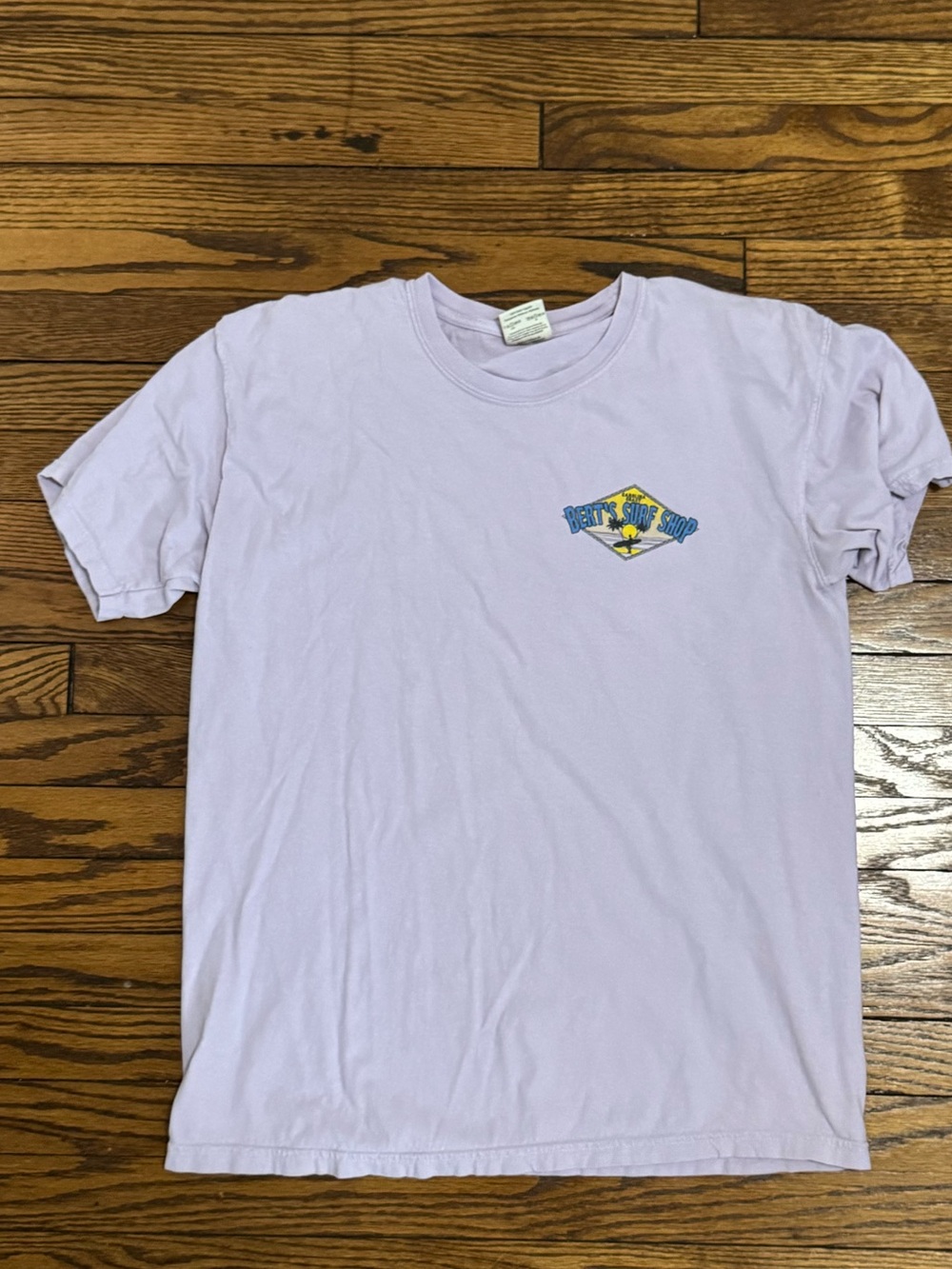 Lavender Graphic Pocket Tee